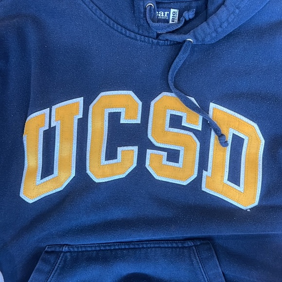 UCSD unisex Navy Hoodie - Picture 2 of 3